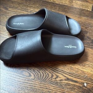 Goodfellow & Co Black Slide Sandals with Cushioned Footbed men’s